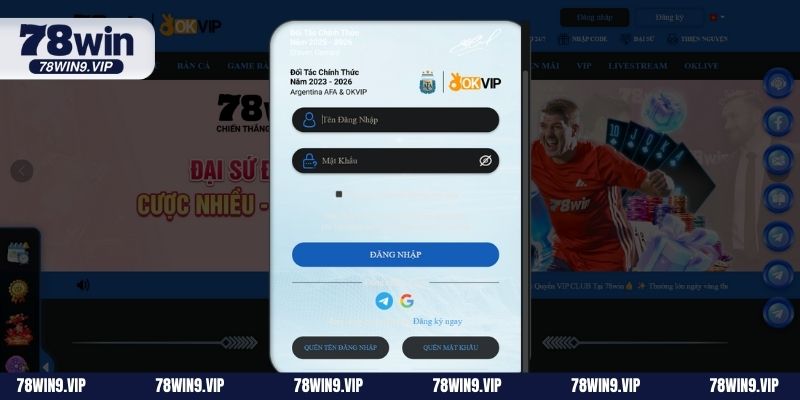 Khi quên mật khẩu 78WIN có lấy lại được hay không?