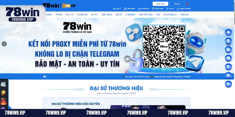 Truy cập website chính thức của nhà cái 78WIN để tận hưởng game đỉnh